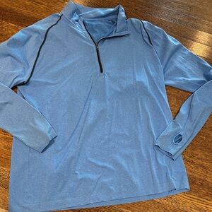 Metal vent tech quarter zip